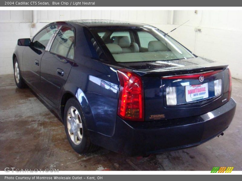 Blue Chip / Light Neutral 2004 Cadillac CTS Sedan