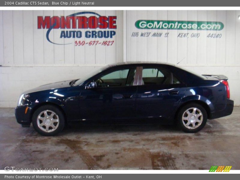Blue Chip / Light Neutral 2004 Cadillac CTS Sedan