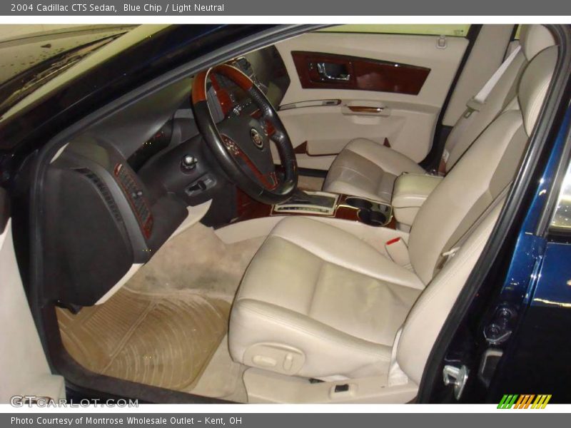Blue Chip / Light Neutral 2004 Cadillac CTS Sedan