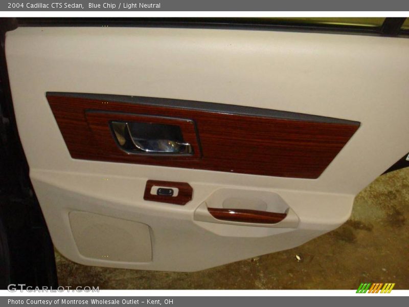 Blue Chip / Light Neutral 2004 Cadillac CTS Sedan