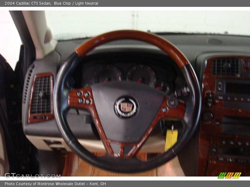 Blue Chip / Light Neutral 2004 Cadillac CTS Sedan