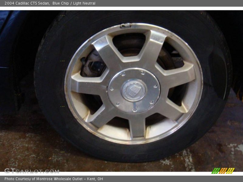 Blue Chip / Light Neutral 2004 Cadillac CTS Sedan