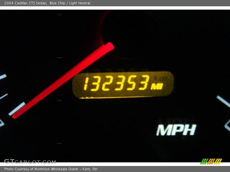 Blue Chip / Light Neutral 2004 Cadillac CTS Sedan