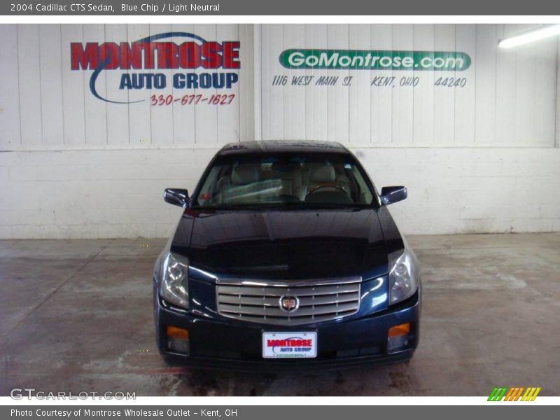 Blue Chip / Light Neutral 2004 Cadillac CTS Sedan