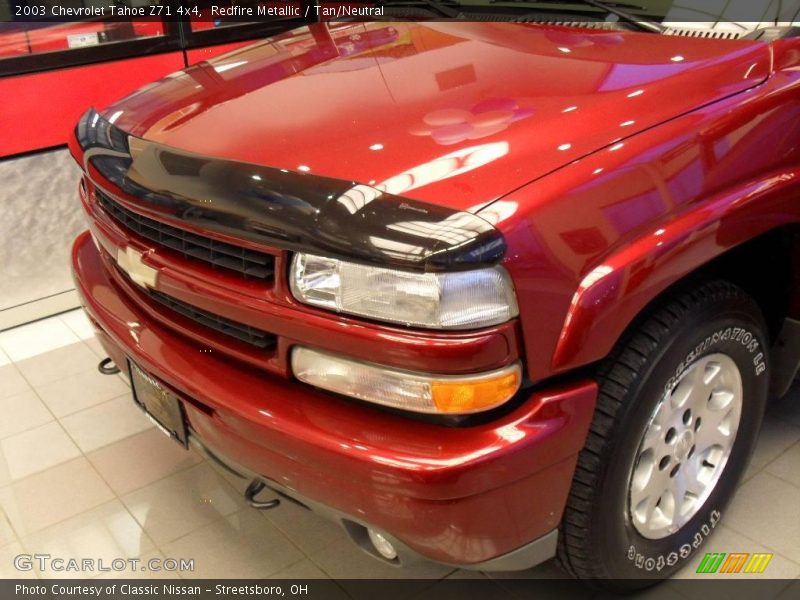 Redfire Metallic / Tan/Neutral 2003 Chevrolet Tahoe Z71 4x4