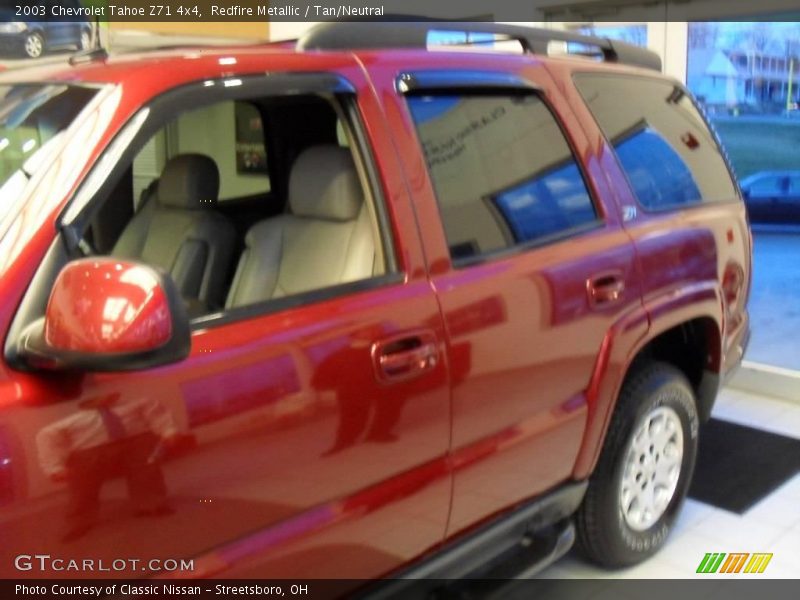 Redfire Metallic / Tan/Neutral 2003 Chevrolet Tahoe Z71 4x4