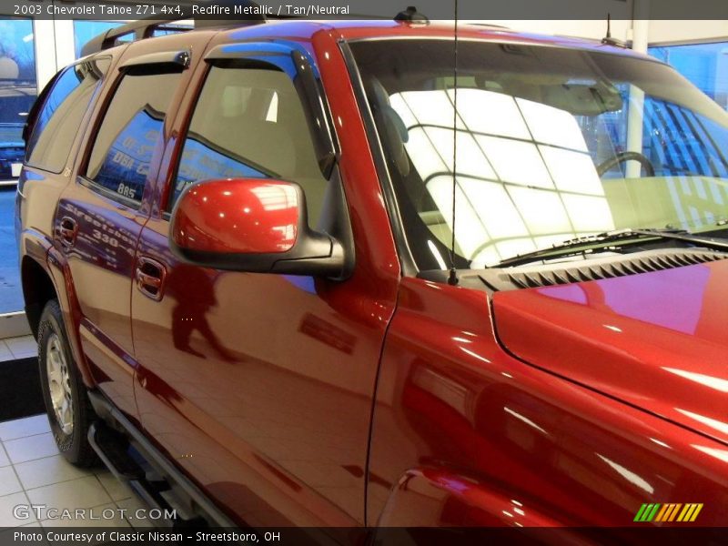 Redfire Metallic / Tan/Neutral 2003 Chevrolet Tahoe Z71 4x4