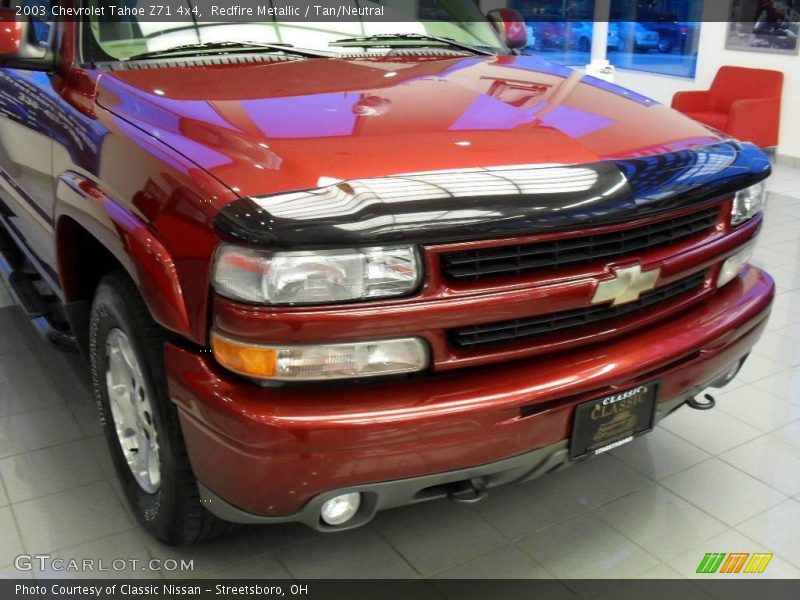 Redfire Metallic / Tan/Neutral 2003 Chevrolet Tahoe Z71 4x4