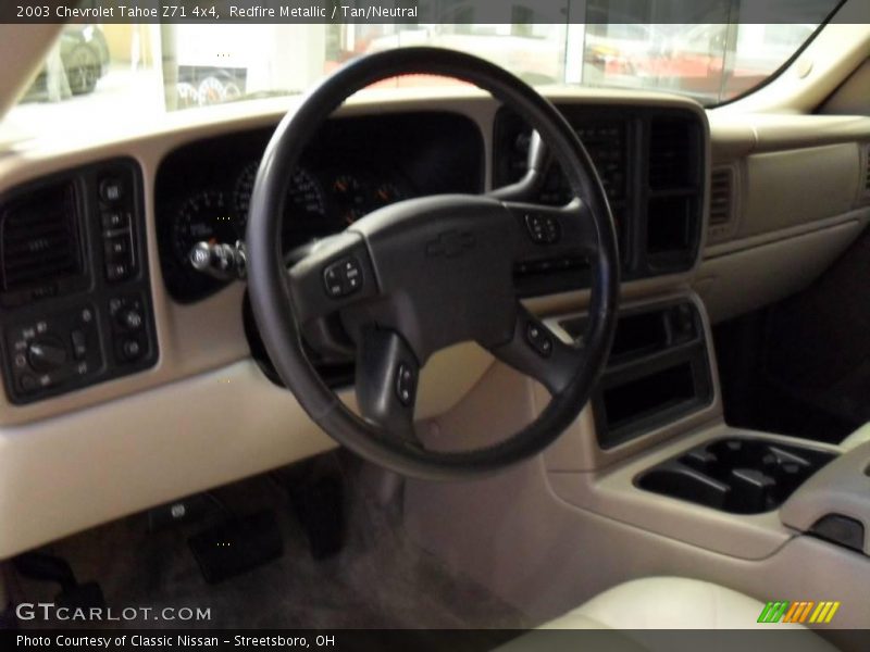 Redfire Metallic / Tan/Neutral 2003 Chevrolet Tahoe Z71 4x4