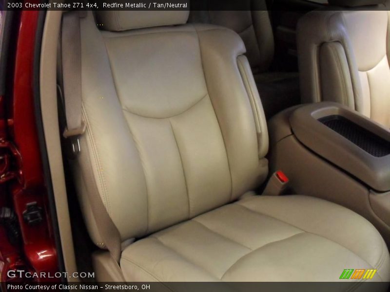 Redfire Metallic / Tan/Neutral 2003 Chevrolet Tahoe Z71 4x4
