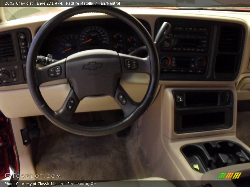 Redfire Metallic / Tan/Neutral 2003 Chevrolet Tahoe Z71 4x4