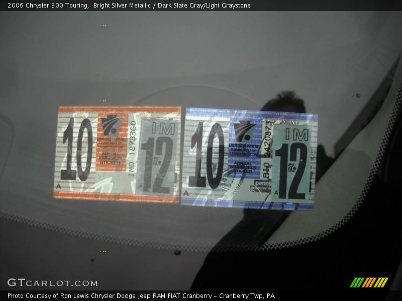 Bright Silver Metallic / Dark Slate Gray/Light Graystone 2006 Chrysler 300 Touring