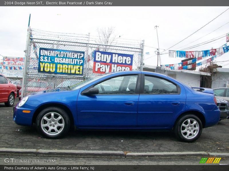 Electric Blue Pearlcoat / Dark Slate Gray 2004 Dodge Neon SXT