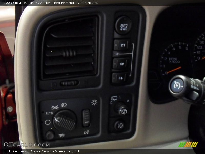 Redfire Metallic / Tan/Neutral 2003 Chevrolet Tahoe Z71 4x4