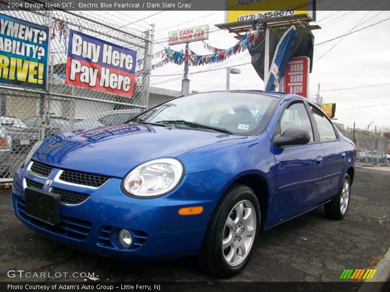 Electric Blue Pearlcoat / Dark Slate Gray 2004 Dodge Neon SXT