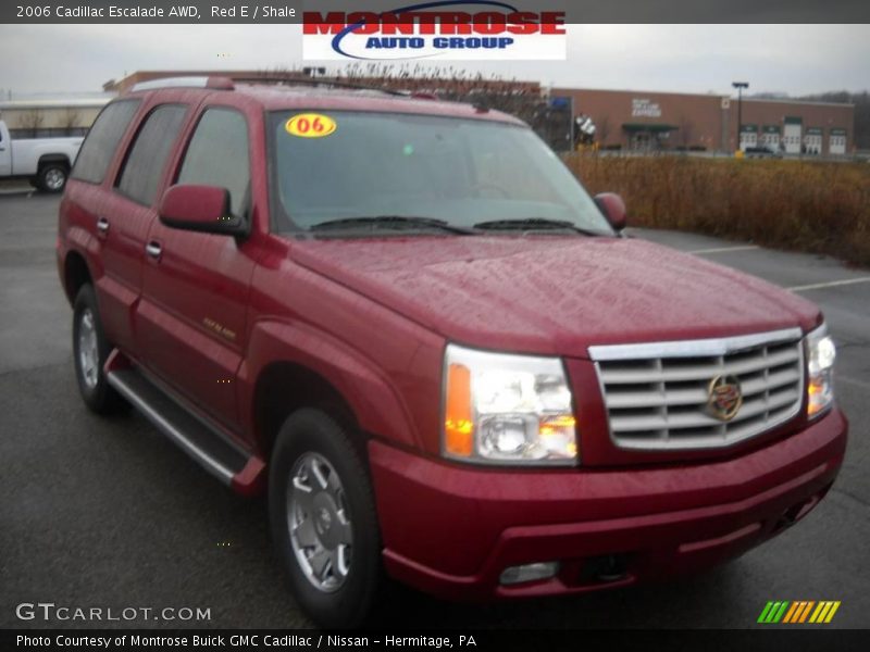 Red E / Shale 2006 Cadillac Escalade AWD