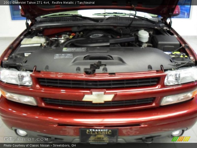 Redfire Metallic / Tan/Neutral 2003 Chevrolet Tahoe Z71 4x4
