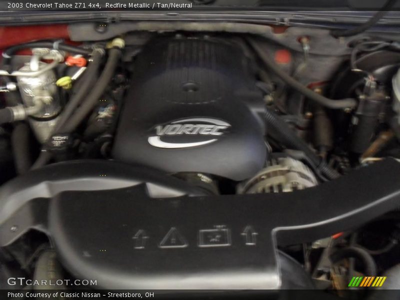 Redfire Metallic / Tan/Neutral 2003 Chevrolet Tahoe Z71 4x4