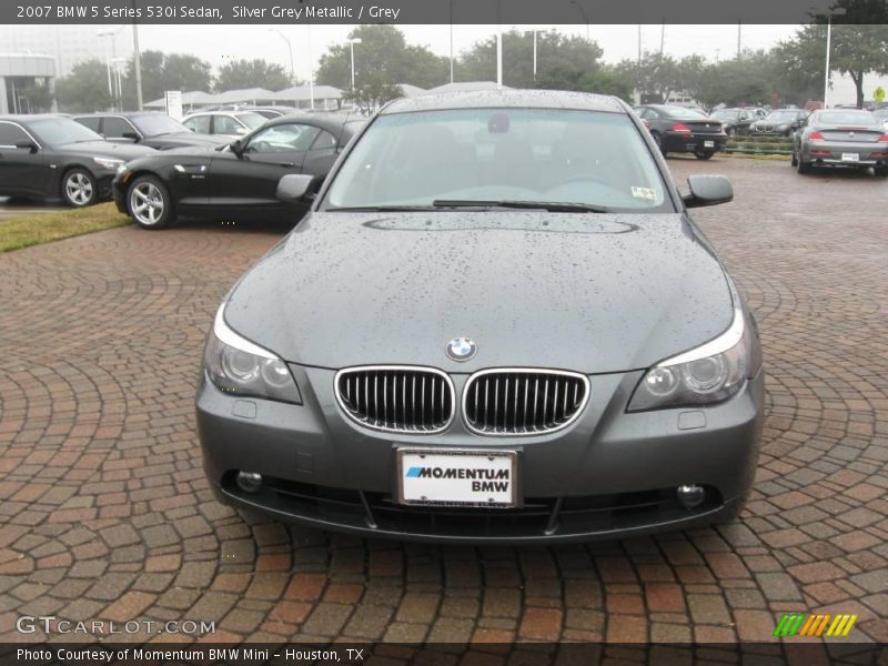 Silver Grey Metallic / Grey 2007 BMW 5 Series 530i Sedan