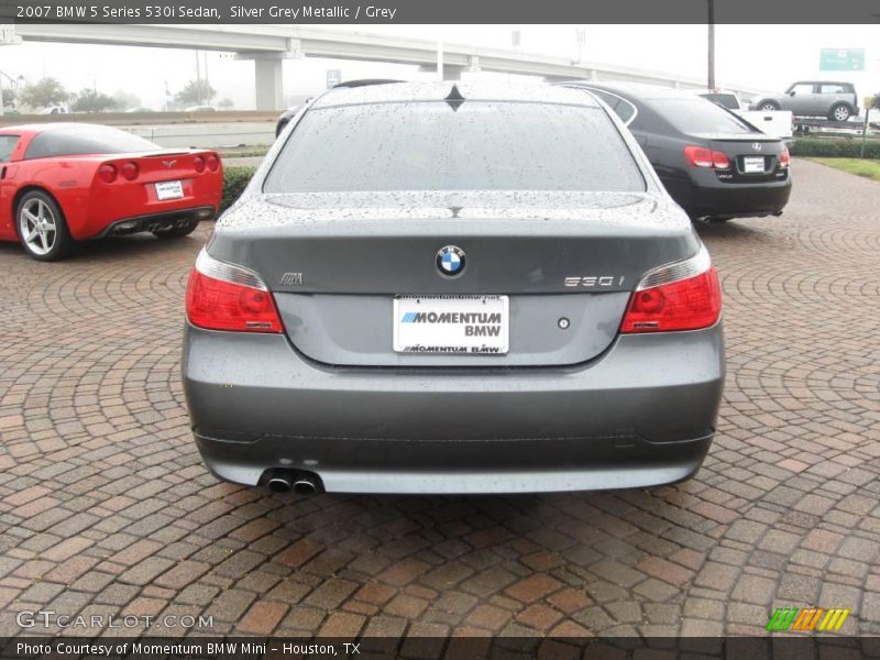 Silver Grey Metallic / Grey 2007 BMW 5 Series 530i Sedan