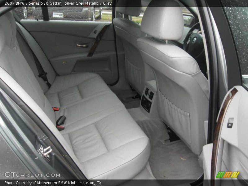 Silver Grey Metallic / Grey 2007 BMW 5 Series 530i Sedan