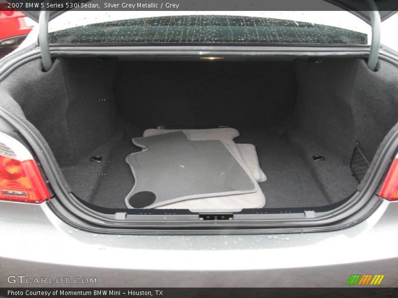 Silver Grey Metallic / Grey 2007 BMW 5 Series 530i Sedan