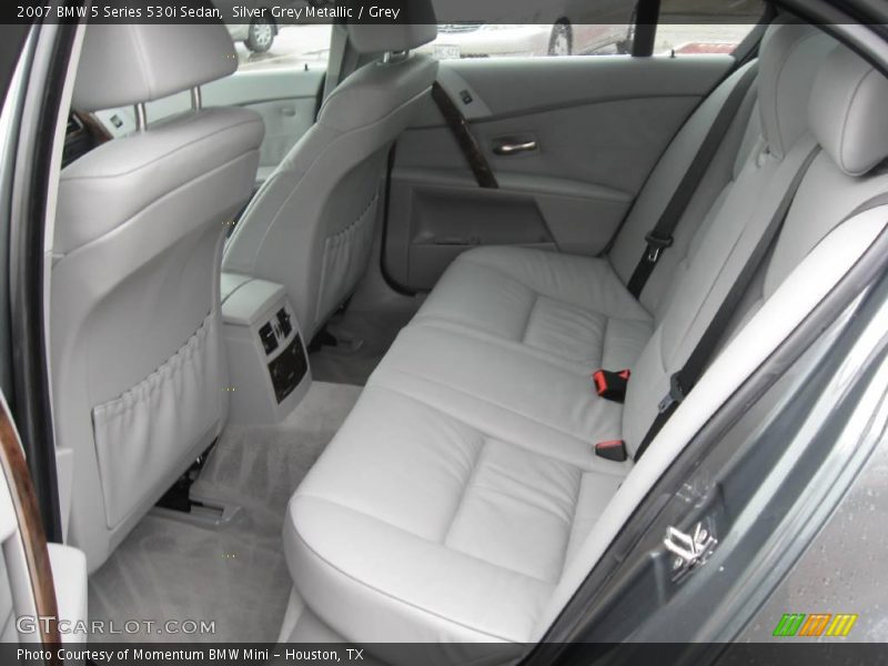 Silver Grey Metallic / Grey 2007 BMW 5 Series 530i Sedan