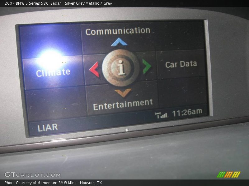 Silver Grey Metallic / Grey 2007 BMW 5 Series 530i Sedan