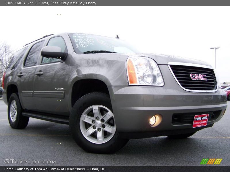 Steel Gray Metallic / Ebony 2009 GMC Yukon SLT 4x4