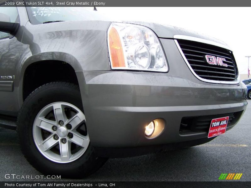 Steel Gray Metallic / Ebony 2009 GMC Yukon SLT 4x4