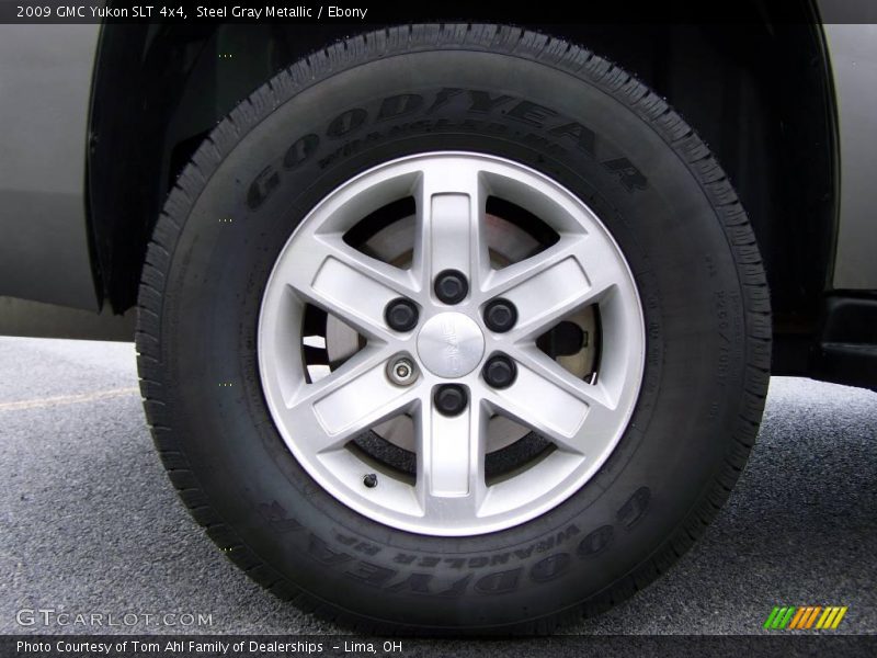 Steel Gray Metallic / Ebony 2009 GMC Yukon SLT 4x4