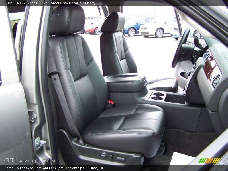 Steel Gray Metallic / Ebony 2009 GMC Yukon SLT 4x4