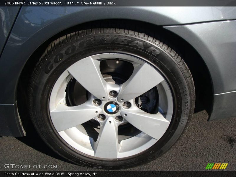 Titanium Grey Metallic / Black 2006 BMW 5 Series 530xi Wagon