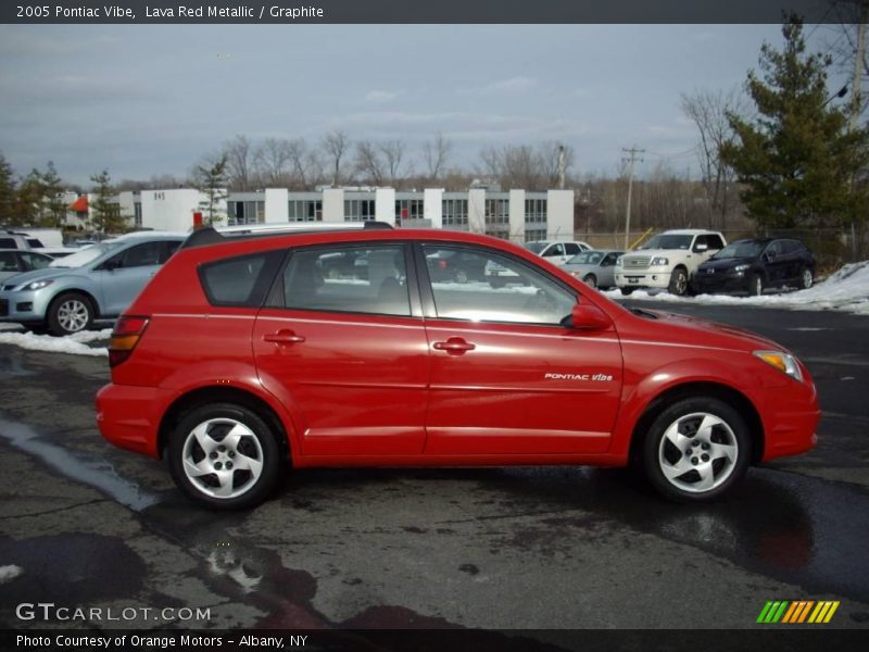 Lava Red Metallic / Graphite 2005 Pontiac Vibe