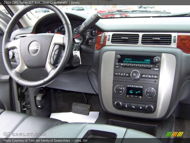 Steel Gray Metallic / Ebony 2009 GMC Yukon SLT 4x4