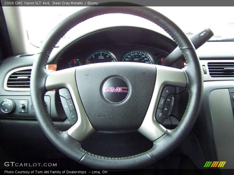Steel Gray Metallic / Ebony 2009 GMC Yukon SLT 4x4