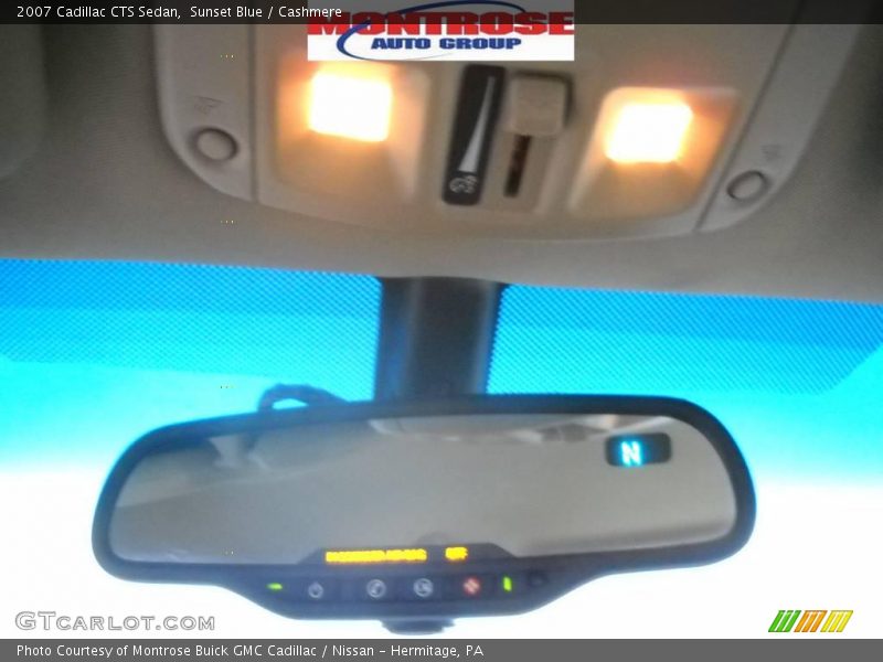 Sunset Blue / Cashmere 2007 Cadillac CTS Sedan