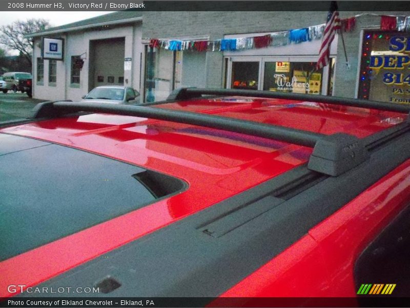 Victory Red / Ebony Black 2008 Hummer H3