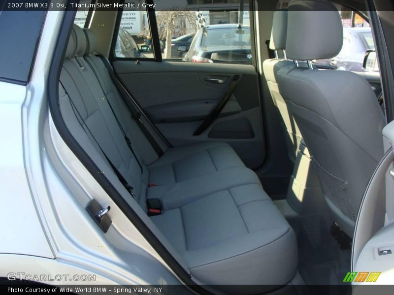 Titanium Silver Metallic / Grey 2007 BMW X3 3.0si