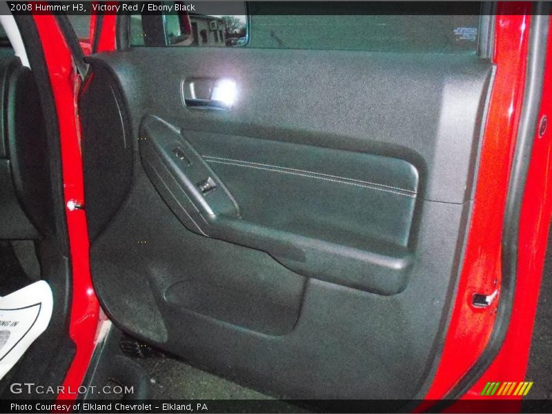 Victory Red / Ebony Black 2008 Hummer H3