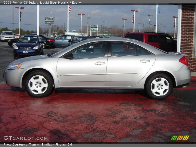 Liquid Silver Metallic / Ebony 2006 Pontiac G6 Sedan
