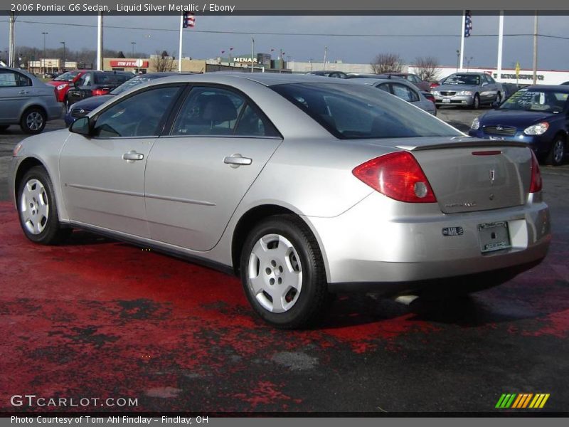 Liquid Silver Metallic / Ebony 2006 Pontiac G6 Sedan