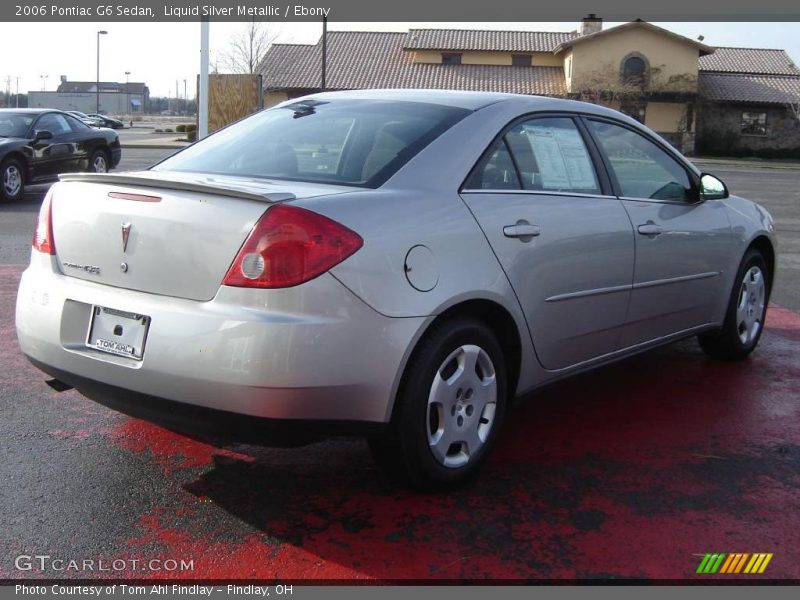 Liquid Silver Metallic / Ebony 2006 Pontiac G6 Sedan