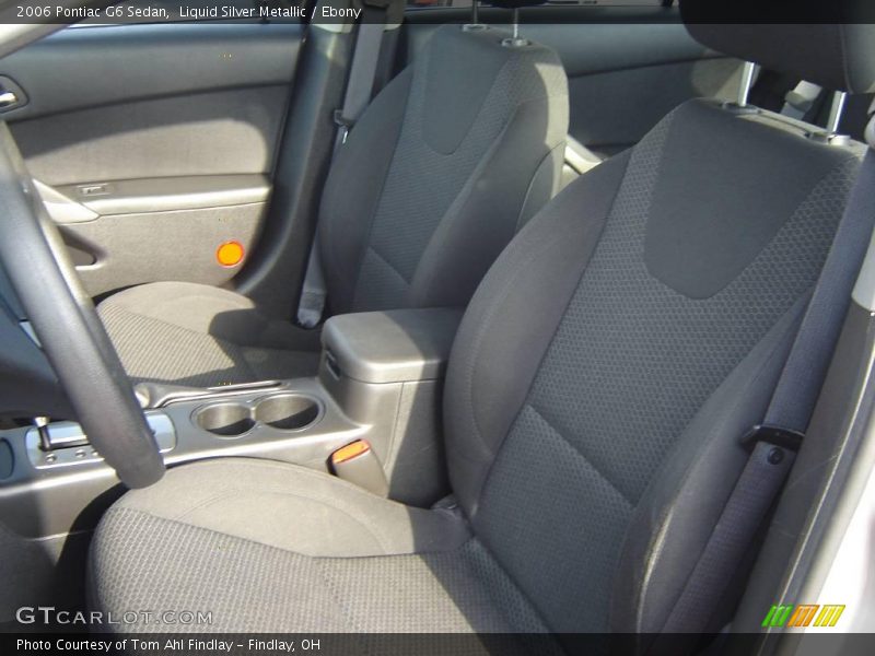 Liquid Silver Metallic / Ebony 2006 Pontiac G6 Sedan