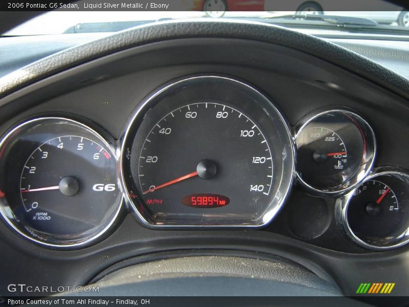 Liquid Silver Metallic / Ebony 2006 Pontiac G6 Sedan