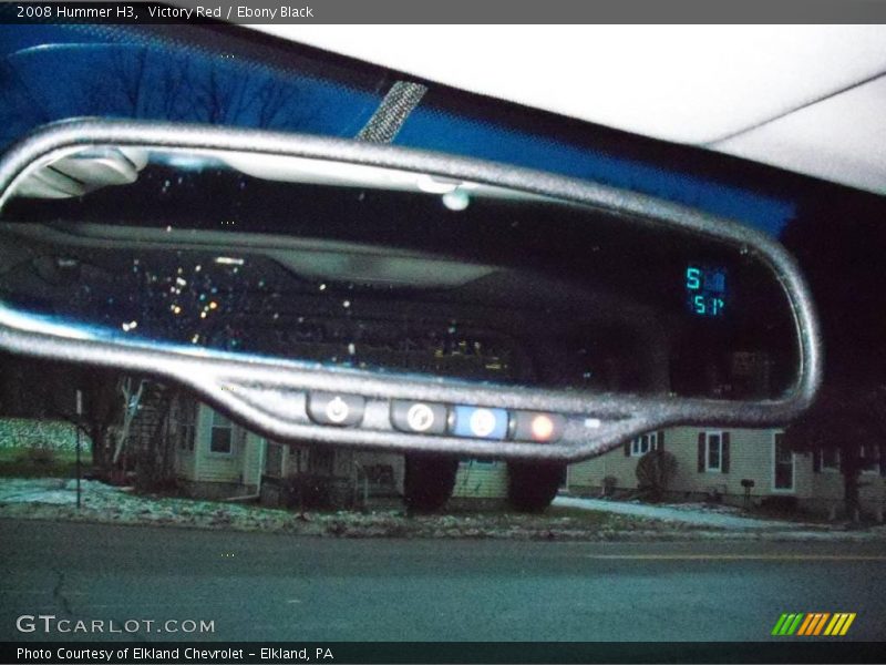 Victory Red / Ebony Black 2008 Hummer H3