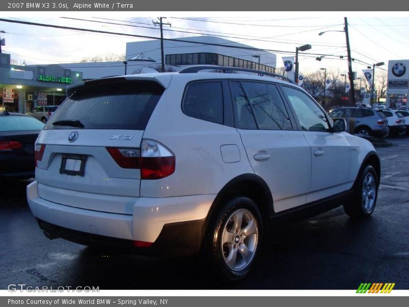 Alpine White / Terra 2007 BMW X3 3.0si