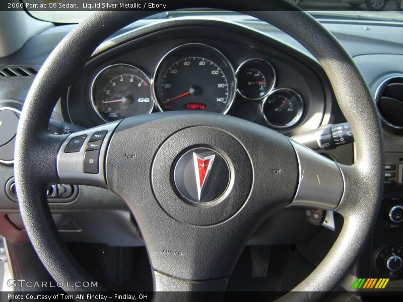 Liquid Silver Metallic / Ebony 2006 Pontiac G6 Sedan