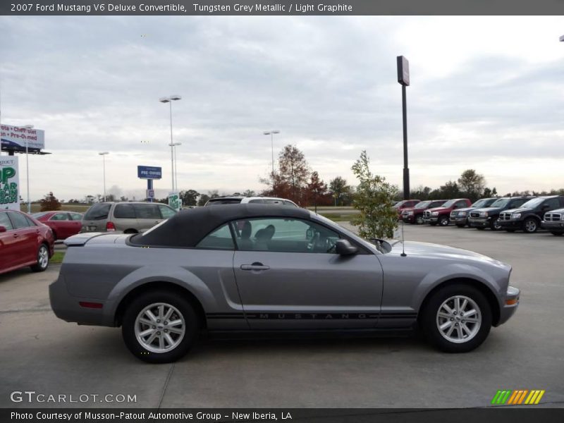 Tungsten Grey Metallic / Light Graphite 2007 Ford Mustang V6 Deluxe Convertible