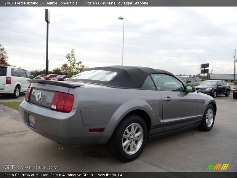 Tungsten Grey Metallic / Light Graphite 2007 Ford Mustang V6 Deluxe Convertible